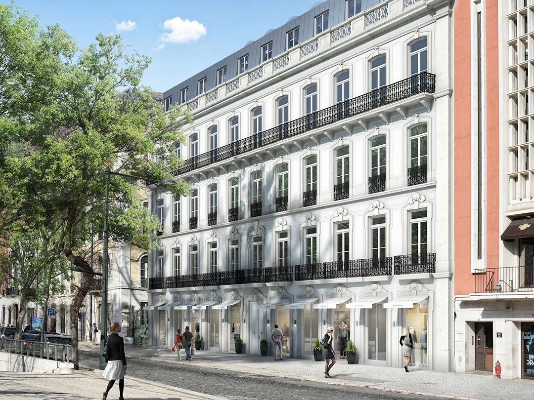 Residential building on Avenida da Liberdade, Lisbon